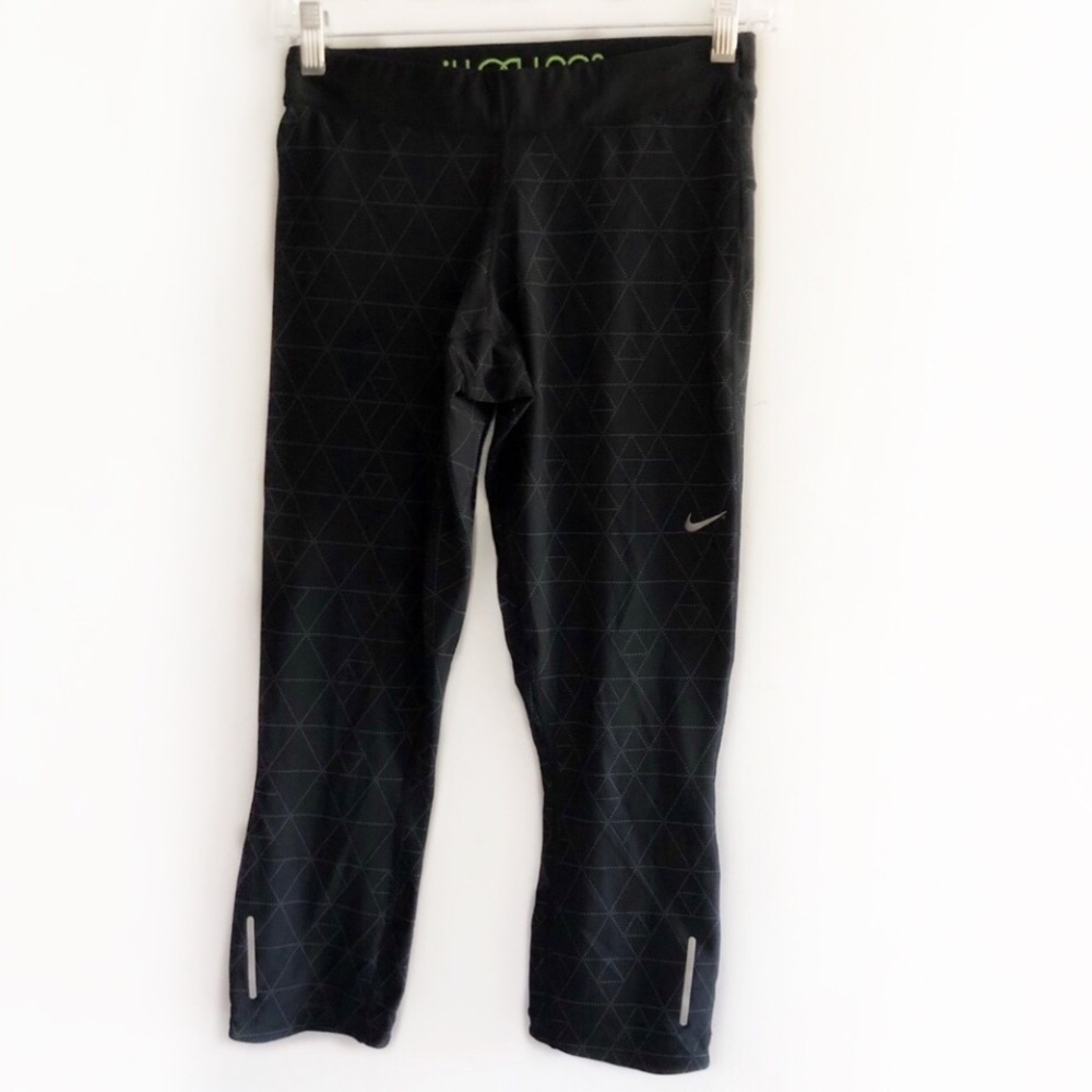 Nike Dri-Fit leggings black with triangular design